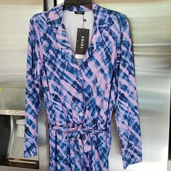 💕TEREZ💕 Cool Cool Jumpsuit - Tie Dye Print - Picture 10 of 16